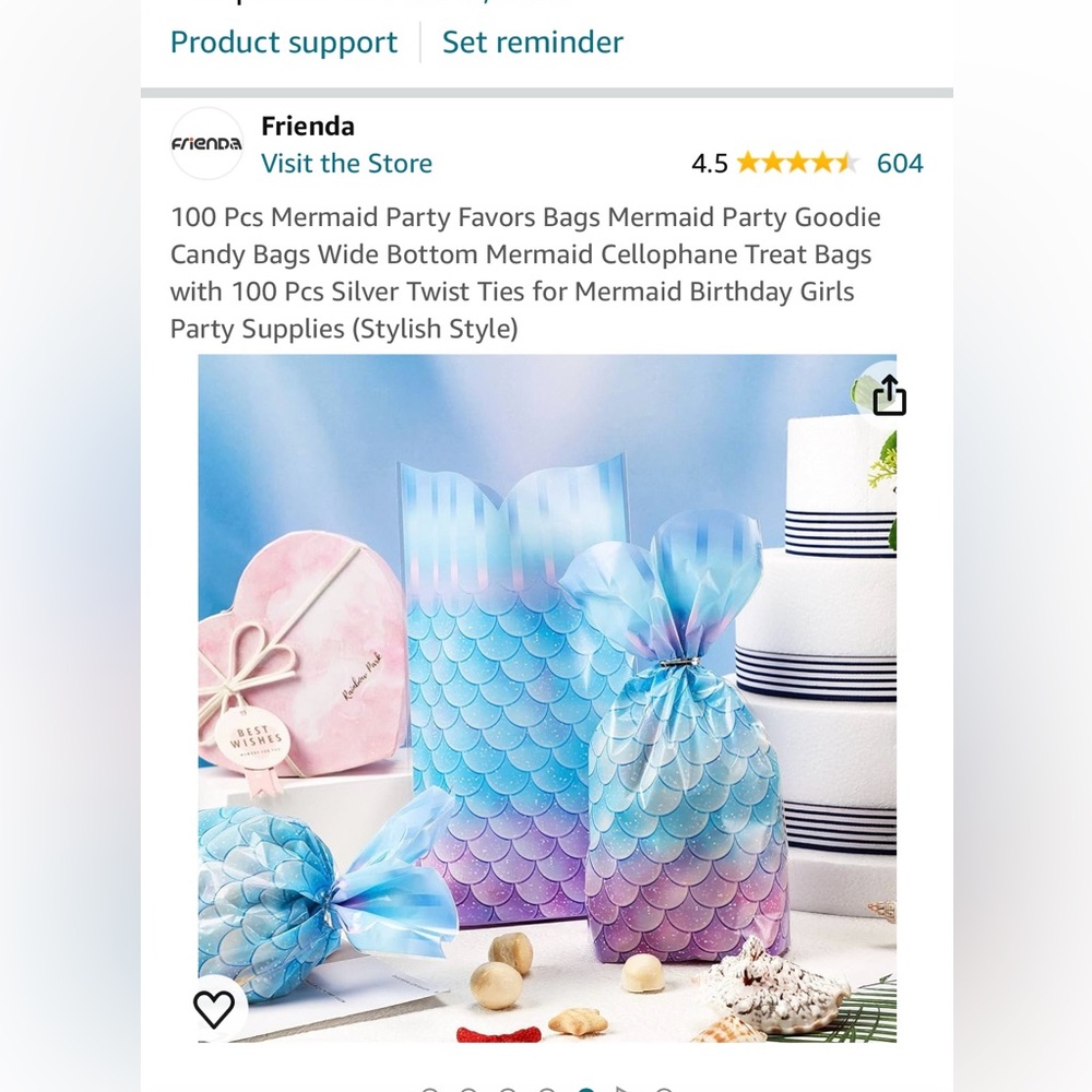 Mermaid Goodie Bags (80 count)